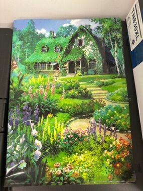 Movic Kiki's Delivery Service A4 clear document folder Kiki's house